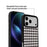 EYCASE Grid Series for iPhone 17 Pro Max Magnetic Case Black Edge TPU + Acrylic Cover Compatible with MagSafe - Black White Houndstooth - 5