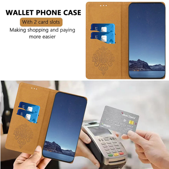 For Realme GT 8 Pro 5G Case L-Shaped Grid Pattern Leather Stand Phone Cover with Card Slots - Blue - 7