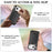 For iPhone 17 Pro Max Case Compatible with MagSafe Ultra Thin Card Holder PU Leather Coated TPU Cover - Black - 6