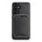 For Samsung Galaxy S24+ Magnetic Case Ultra Thin Card Holder PU Leather Coated TPU Cover - Black - 2