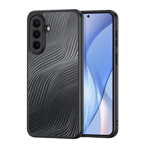 DUX DUCIS For Samsung Galaxy A37 5G Case  Aimo Series TPU+PC Matte Drop-proof Phone Cover (REACH Certification) - Black - 1