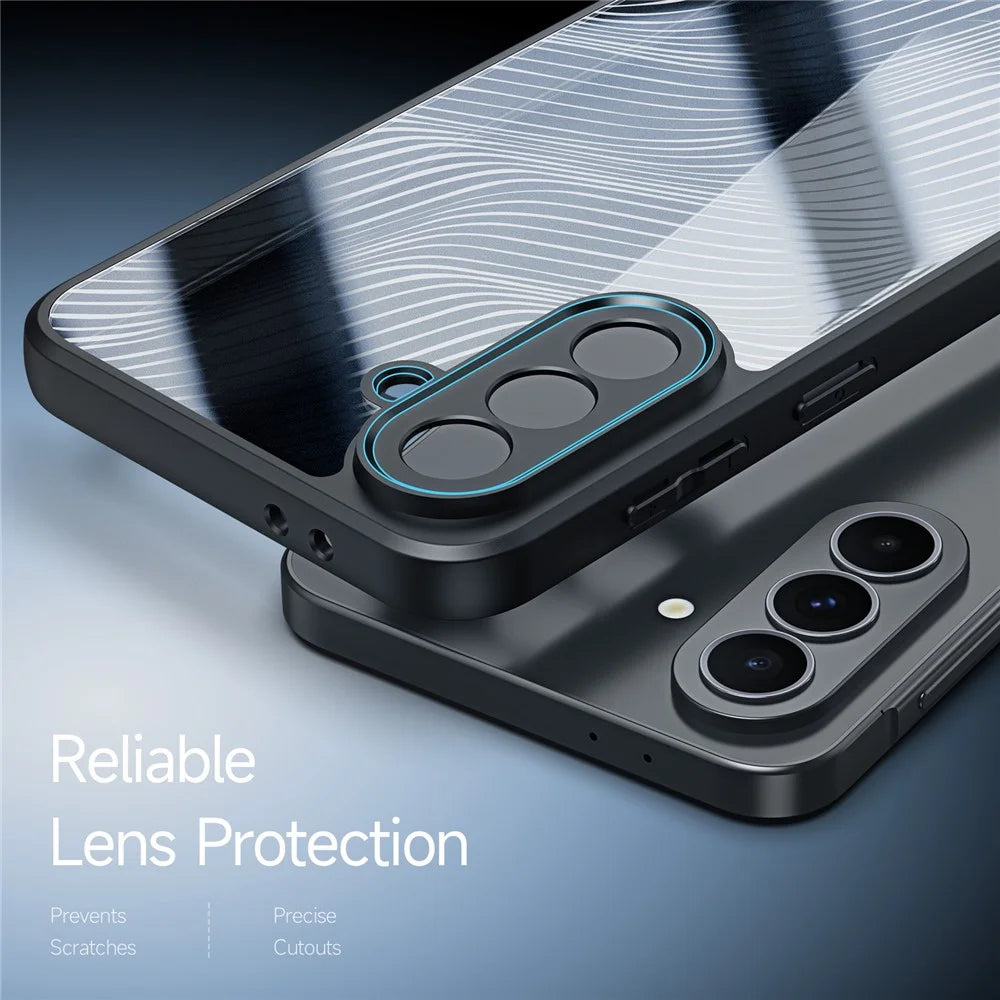 DUX DUCIS For Samsung Galaxy A37 5G Case  Aimo Series TPU+PC Matte Drop-proof Phone Cover (REACH Certification) - Black - 5