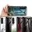 For Samsung Galaxy S23+ Marble Pattern Printing Tempered Glass Back Case Shockproof PC +TPU Frame Scratch-Resistant Phone Cover - Black Marble - 4