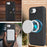 For iPhone 17e / 16e Kickstand Case Detachable Card Bag Compatible with MagSafe PU Leather Coated TPU Phone Cover - Black - 6