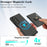 For Samsung Galaxy Z Fold6 5G Kickstand Case Detachable Card Bag Magnetic Case PU Leather Coated TPU Phone Cover - Black - 7