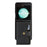 For Samsung Galaxy Z Flip6 5G Kickstand Case Detachable Card Bag Magnetic Case PU Leather Coated TPU Phone Cover - Black - 2