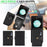 For Samsung Galaxy Z Flip6 5G Kickstand Case Detachable Card Bag Magnetic Case PU Leather Coated TPU Phone Cover - Black - 6