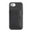 For iPhone 17e / 16e Kickstand Case Tri-fold Card Bag PU Leather Coated TPU Cover Compatible with MagSafe - Black - 2