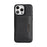 For iPhone 14 Pro Kickstand Case Tri-fold Card Bag PU Leather Coated TPU Cover Compatible with MagSafe - Black - 2