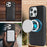 For iPhone 14 Pro Kickstand Case Tri-fold Card Bag PU Leather Coated TPU Cover Compatible with MagSafe - Black - 4