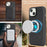 For iPhone 14 Kickstand Case Tri-fold Card Bag PU Leather Coated TPU Cover Compatible with MagSafe - Black - 4