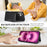 For iPhone 16 Kickstand Case Bi-fold Card Bag PU Leather Coated TPU Cover Compatible with MagSafe - Black - 4