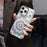For iPhone 17 Pro Case Striking Phantom Flower TPU Cover with Electroplating Lens Frame - 2