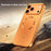 For iPhone 17 Pro Case Compatible with MagSafe Alloy Frame Phone PC Back Cover - Orange - 4