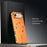 For iPhone Air Case Compatible with MagSafe Alloy Frame Phone PC Back Cover - Orange - 2