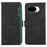 ABEEL For Google Pixel 10a Case Color Splicing Leather Flip Phone Cover RFID Blocking - Black - 1