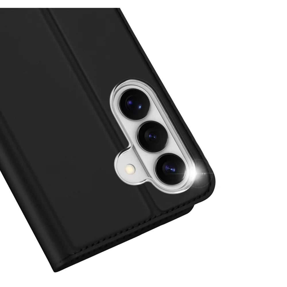 DUX DUCIS For Samsung Galaxy S26 Case  Skin Pro Series Leather Stand Cover Card Holder - Black - 3