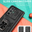 For Samsung Galaxy Z Fold5 5G Phone Case with Hinge PC + TPU Cover with Kickstand and Slide Camera Lid - Black - 4