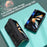 For Samsung Galaxy Z Fold5 5G Phone Case with Hinge PC + TPU Cover with Kickstand and Slide Camera Lid - Black - 5
