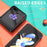 For Samsung Galaxy Z Flip5 5G Phone Case with Hinge PC + TPU Cover with Kickstand and Slide Camera Lid - Black - 4