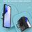 For Samsung Galaxy Z Flip7 5G Phone Case with Hinge PC + TPU Cover with Kickstand and Slide Camera Lid - Black - 2
