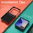 For Samsung Galaxy Z Flip7 5G Phone Case with Hinge PC + TPU Cover with Kickstand and Slide Camera Lid - Black - 3