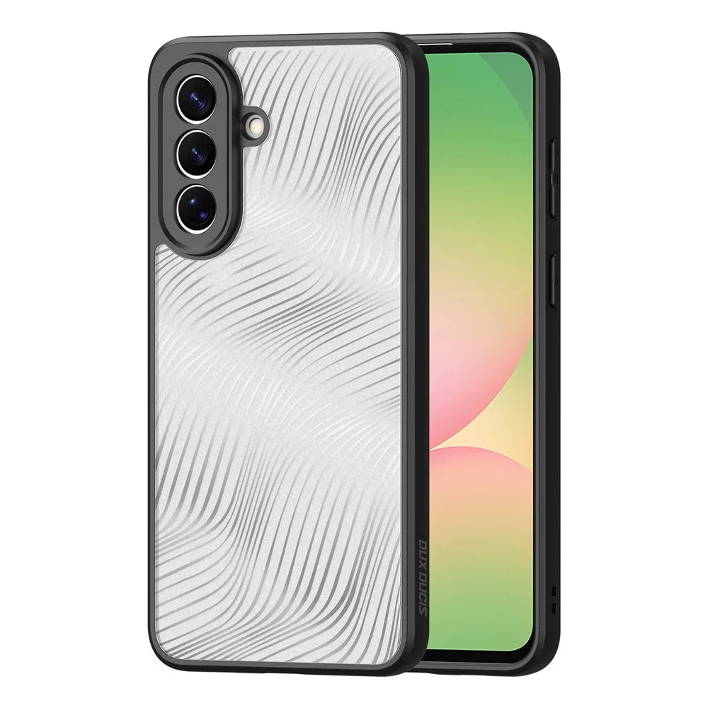 DUX DUCIS For Samsung Galaxy A57 5G Case  Aimo Series TPU+PC Matte Drop-proof Phone Cover (REACH Certification) - Black - 1