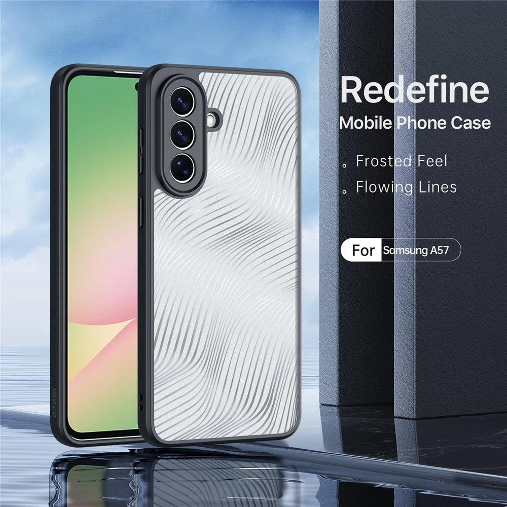 DUX DUCIS For Samsung Galaxy A57 5G Case  Aimo Series TPU+PC Matte Drop-proof Phone Cover (REACH Certification) - Black - 3