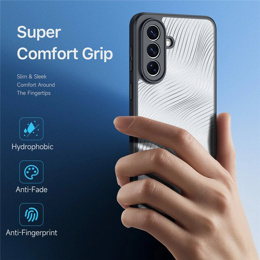 DUX DUCIS For Samsung Galaxy A57 5G Case  Aimo Series TPU+PC Matte Drop-proof Phone Cover (REACH Certification) - Black - 4