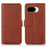 For Google Pixel 10a Case Cowhide Texture Leather Wallet Phone Cover with Stand - Brown - 1