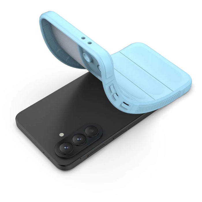 For Samsung Galaxy A37 5G Case Anti-Drop Soft TPU Rugged Phone Back Cover - Baby Blue - 2