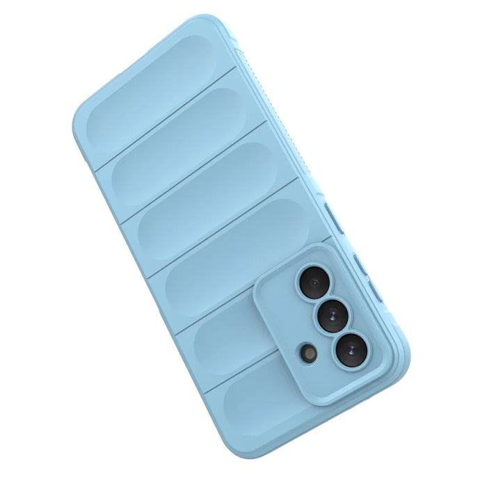 For Samsung Galaxy A37 5G Case Anti-Drop Soft TPU Rugged Phone Back Cover - Baby Blue - 4