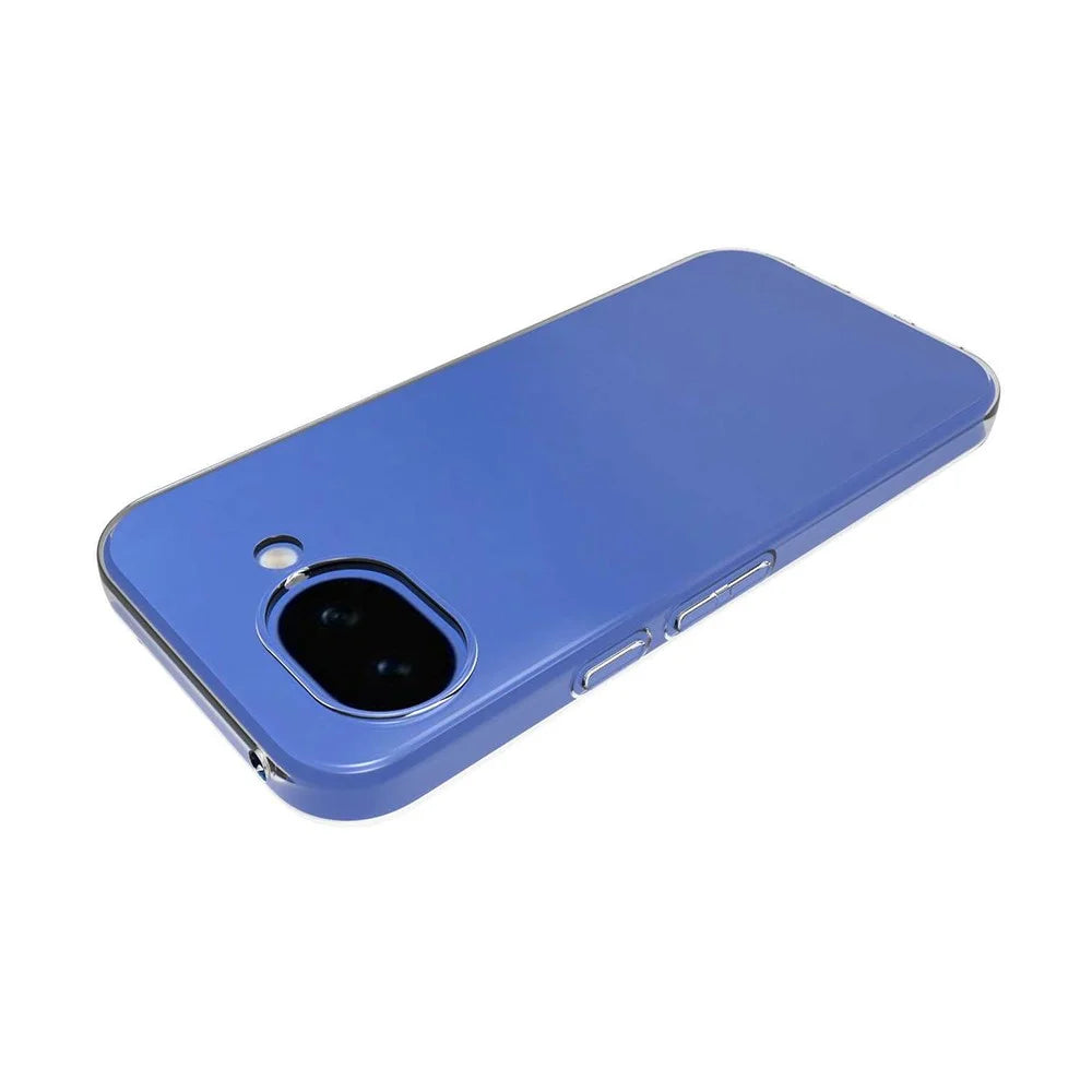 For Google Pixel 10a Clear TPU Anti-Scratch Phone Case + 2.5D Arc Edge Screen Protector - 4