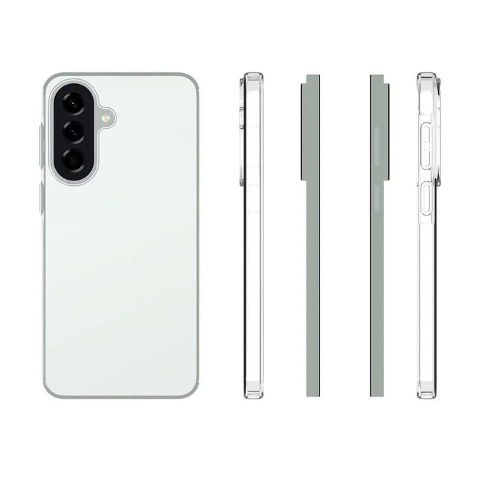 For Samsung Galaxy A57 5G Clear TPU Anti-Scratch Phone Case + 2.5D Arc Edge Screen Protector - 5