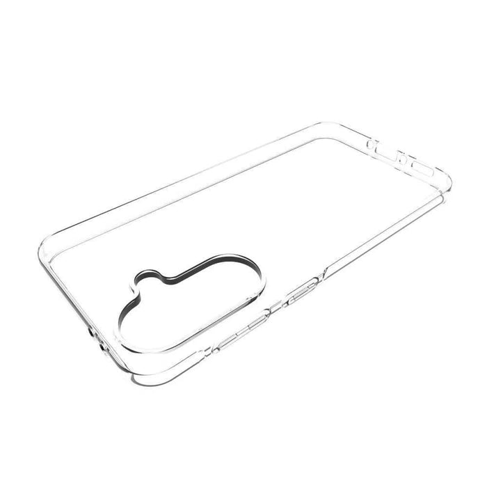 For Samsung Galaxy A37 5G Clear TPU Anti-Scratch Phone Case + 2.5D Arc Edge Screen Protector - 3