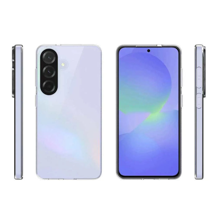 For Samsung	Galaxy S26+ Clear TPU Anti-Scratch Phone Case + 2.5D Arc Edge Screen Protector - 5