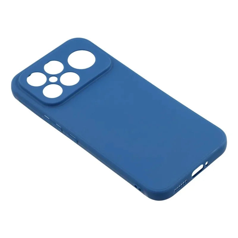 WANLONFENG For Xiaomi Poco F8 Ultra / Xiaomi Redmi K90 Pro Max 5G Case  ZB Series Precise Cutouts Straight Edge TPU Phone Cover with Tempered Glass Film - Sapphire - 5