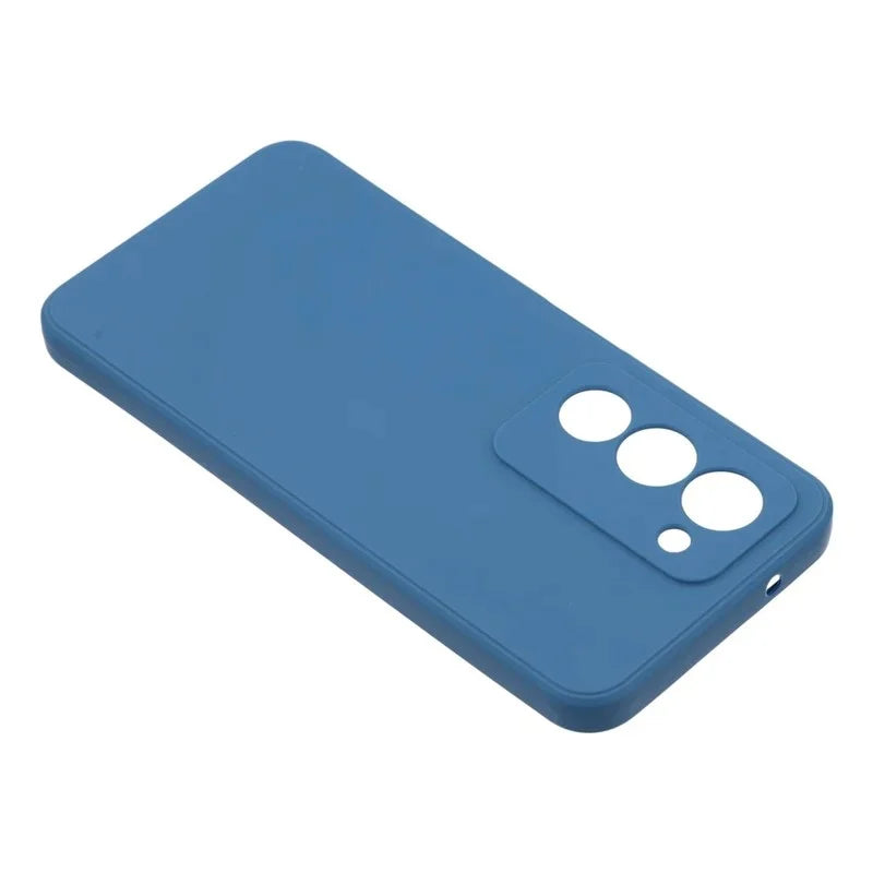 WANLONFENG For Xiaomi Redmi 15 4G (EU) (171mm) / Xiaomi Redmi 15 5G (EU) (171mm) Case  ZB Series Precise Cutouts Straight Edge TPU Phone Cover with Tempered Glass Film - Sapphire - 6