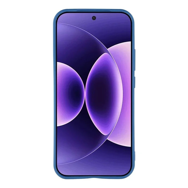 WANLONFENG For Xiaomi 17 Pro Max Case  ZB Series Precise Cutouts Straight Edge TPU Phone Cover with Tempered Glass Film - Sapphire - 3