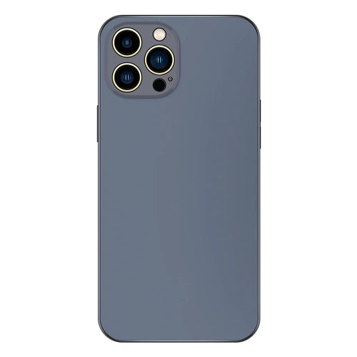 PC+TPU Cover for iPhone 13 Pro 6.1 inch, Anti-drop Electroplated Protective Cover AG Matte Phone Case - Grey - 1