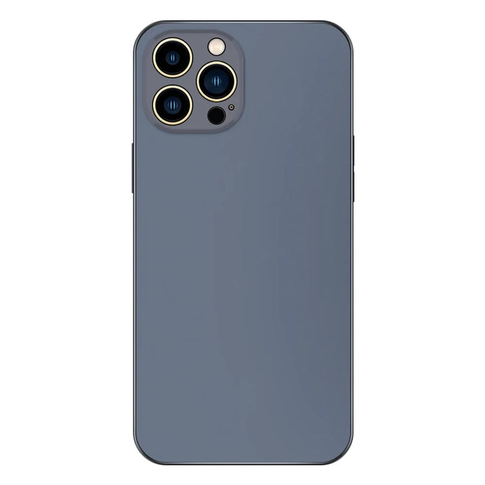 PC+TPU Cover for iPhone 13 Pro 6.1 inch, Anti-drop Electroplated Protective Cover AG Matte Phone Case - Grey - 1