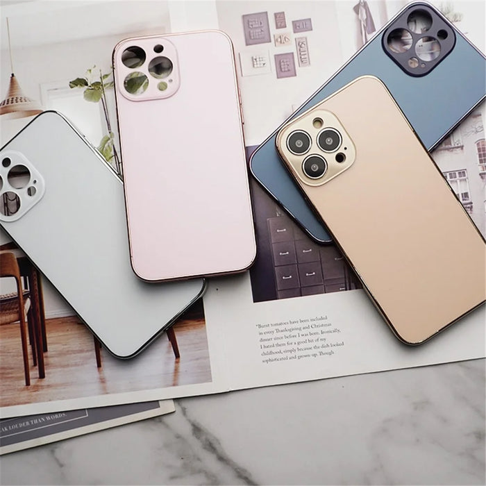 PC+TPU Cover for iPhone 13 Pro 6.1 inch, Anti-drop Electroplated Protective Cover AG Matte Phone Case - Grey - 6