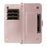 Leather Case For Realme C100 5G / C83 5G / C85 4G / C85 5G / 15x (India) 5G Stand Wallet Phone Cover with Shoulder / Wrist Strap - Pink - 4