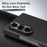 For Samsung Galaxy Z Fold5 5G Case Foldable Kickstand Leather Anti-Drop Phone Protective Cover - Black - 3