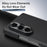 For Samsung Galaxy Z Fold7 5G Case Foldable Kickstand Leather Anti-Drop Phone Protective Cover - Black - 3