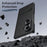 For Samsung Galaxy Z Fold7 5G Case Foldable Kickstand Leather Anti-Drop Phone Protective Cover - Black - 5