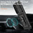 For Samsung Galaxy S25 FE Case PC + TPU Phone Cover with Lens Protection Kickstand - Black - 5