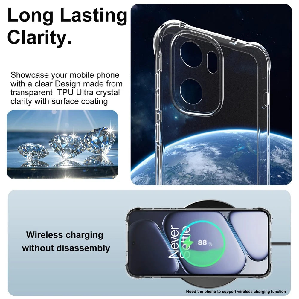 IMAK For OnePlus Ace 6T 5G / Ace 6 5G / 15R 5G Case TPU Phone Cover Airbag Shockproof Protection - 6