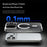 For iPhone 17 Pro Max Case Compatible with MagSafe Ultra Thin Tempered Glass Shockproof Phone Back Cover  - White - 2