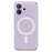 For iPhone 17 Case Compatible with MagSafe Ultra Thin Tempered Glass Shockproof Phone Back Cover  - White - 1